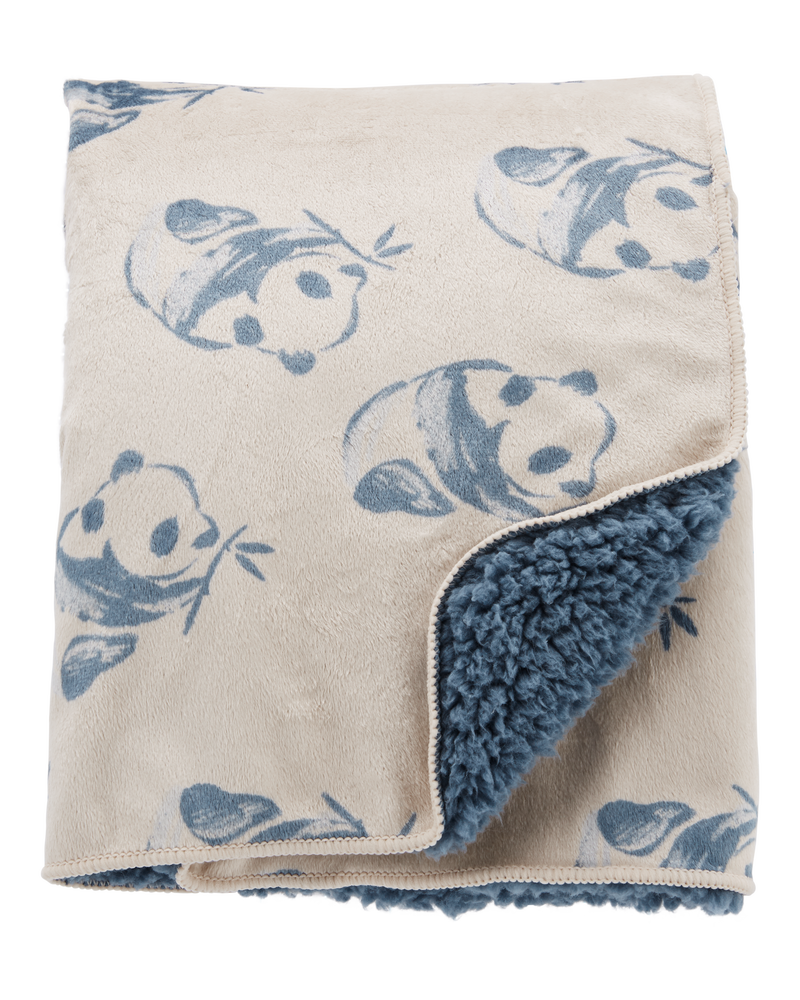 Bébé Couverture pelucheuse à imprimé de panda, image 1 sur 1 diapositives
