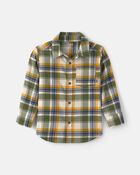 Chemise boutonn&eacute;e manches longues &agrave; carreaux pour tout-petit, image 1 sur 2 diapositives