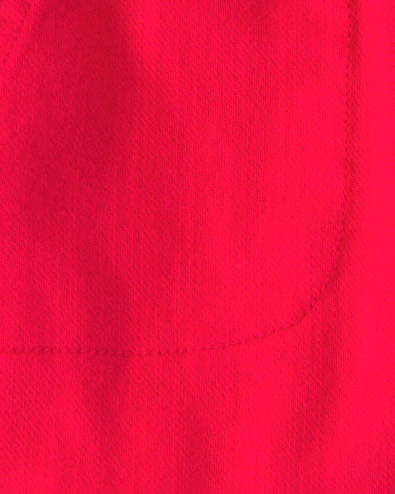 Toddler Boy Twill Shorts - Red, image 3 of 4 slides