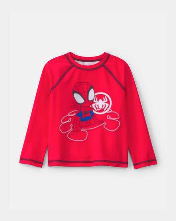 Toddler Boy &copy;Marvel Spider-Man Long-Sleeve Rashguard - Red, 