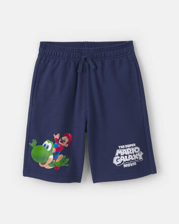 Boys Nintendo Super Mario Shorts - Navy Blue, 
