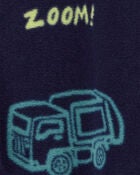 Toddler 1-Piece Cars Fleece Footie Pyjamas, image 2 of 4 slides