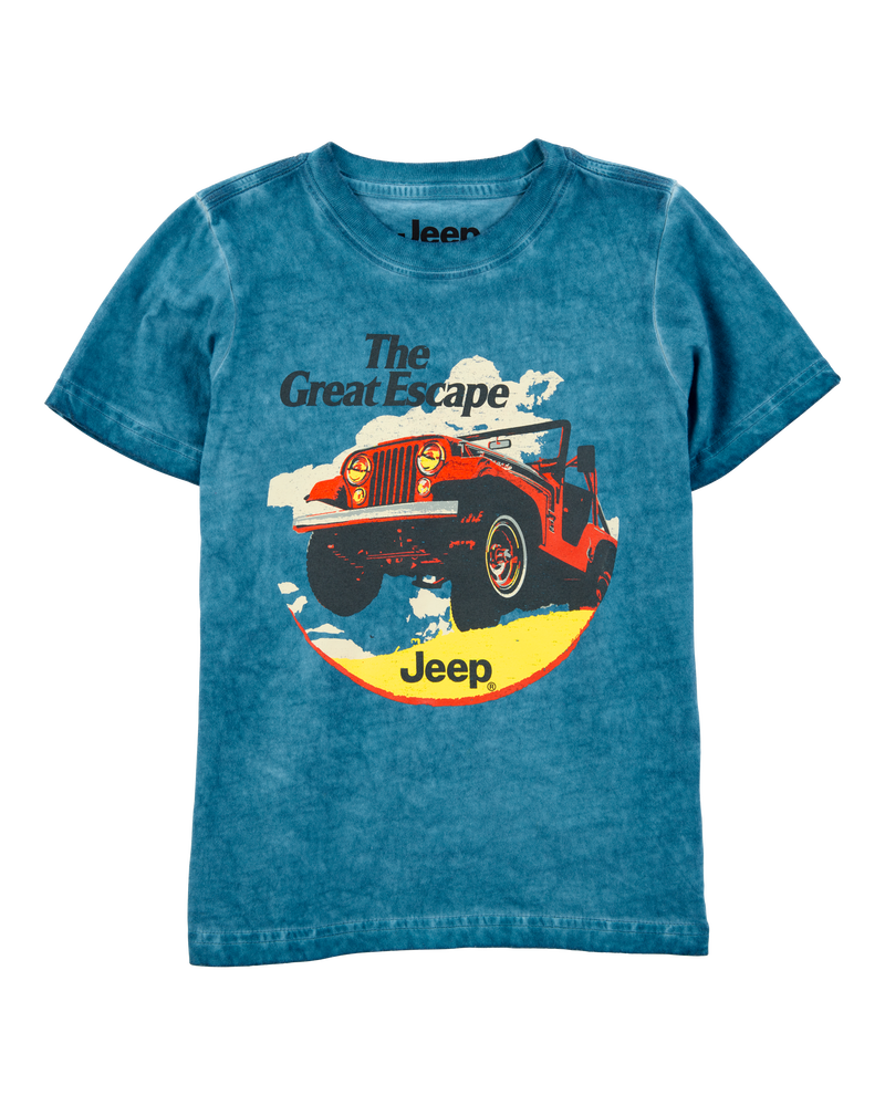 Toddler Jeep Graphic Tee - Blue, image 1 of 2 slides