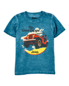 Toddler Jeep Graphic Tee - Blue, image 1 of 2 slides