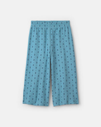 B&eacute;b&eacute; fille - Ensemble 2 pi&egrave;ces en molleton haut manches longues et pantalon &agrave; motif floral - Bleu, 