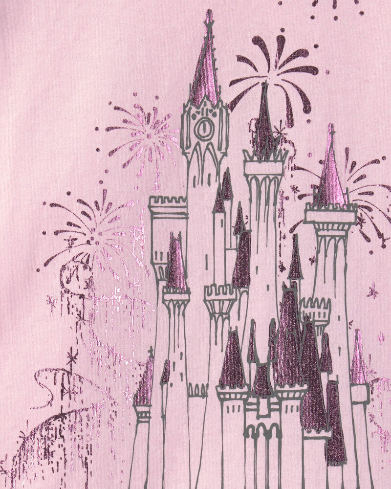 Toddler Girl Disney&copy; Castle Graphic Tee - Pink, image 3 of 3 slides