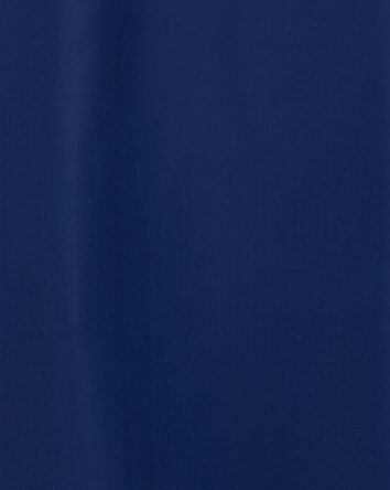 Kid Long Sleeve Half-Zip Rashguard - Navy, 