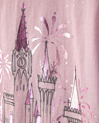 Girls Disney&copy; Castle Graphic Tee - Pink, image 2 of 3 slides