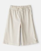 Baby Girl Ribbed Flare Pants - Tan, image 1 of 4 slides