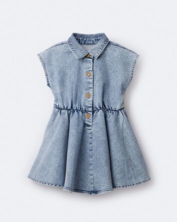 Tout-petit fille - Robe en denim  Avenue TwirlMC - Bleu, 