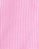 Kid Waffle Knit High-Low Top, image 2 of 3 slides