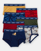 Toddler Boy 7-Pack Construction Print Brief Underwear, image 1 of 2 slides
