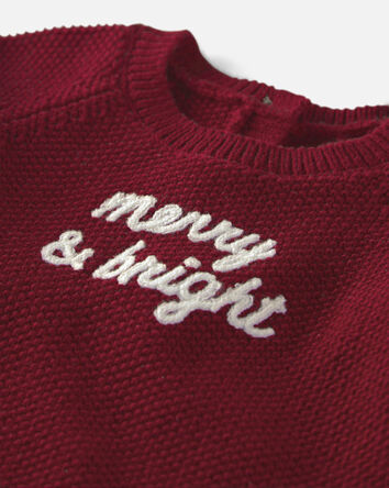 B&eacute;b&eacute; - Combinaison en tricot de coton biologique &laquo;Merry & Bright&raquo;, 