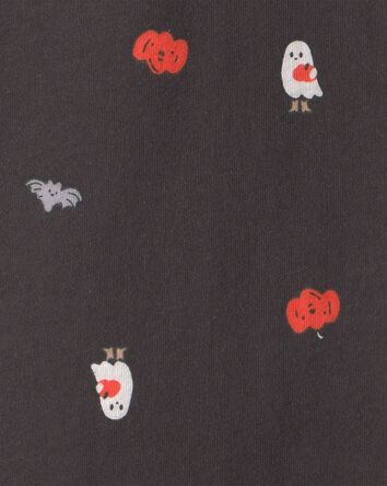 Toddler Boy Pumpkin Halloween Long-Sleeve T-Shirt - Grey, 