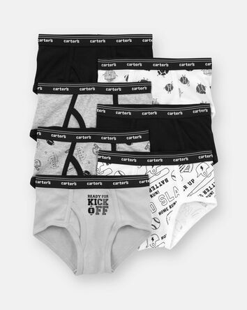Kid 7-Pack Cotton Briefs Underwear, 