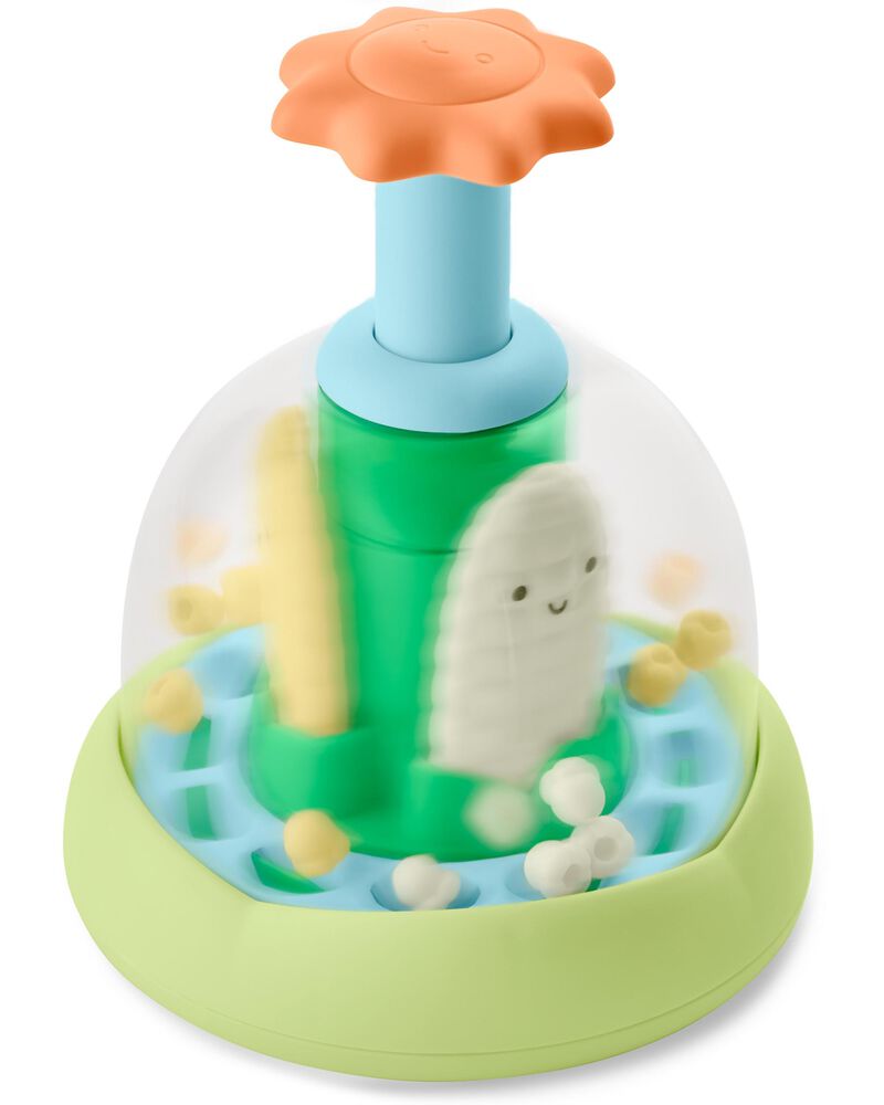 Baby Farmstand Push & Spin Baby Toy, image 4 of 6 slides