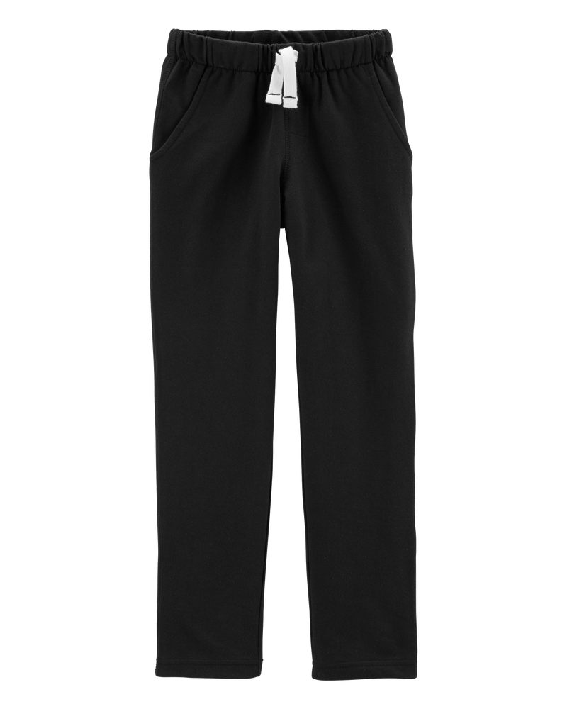 Kid Pull-On French Terry Pants, image 1 of 2 slides
