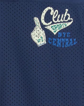 Gar&ccedil;ons - Haut manches longues en maille aux couleurs contrast&eacute;es &laquo;Club Champs&raquo; - Bleu marine/Gris, 