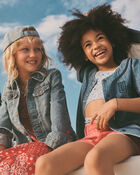 Filles - Maillot de bain 1 pi&egrave;ce bandana pour fille - Bleu, image 3 sur 6 diapositives