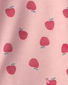 Girls Apple Short-Sleeve 2-Piece Pyjama Set - Pink, image 2 of 3 slides