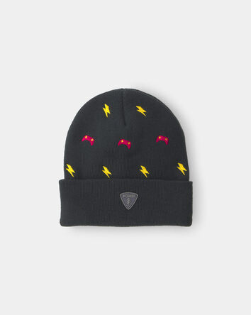 Gar&ccedil;ons - Tuque Preppy Kombi - Bleu marine, 