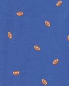 Toddler Boy Football Long-Sleeve Top - Blue, image 2 of 3 slides