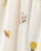 Baby Tropical Print PurelySoft Footless 1-Piece Pyjamas - Ivory, image 2 of 5 slides