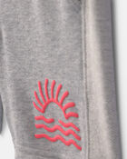 Boys Sunset French Terry Shorts - Grey, image 3 of 5 slides
