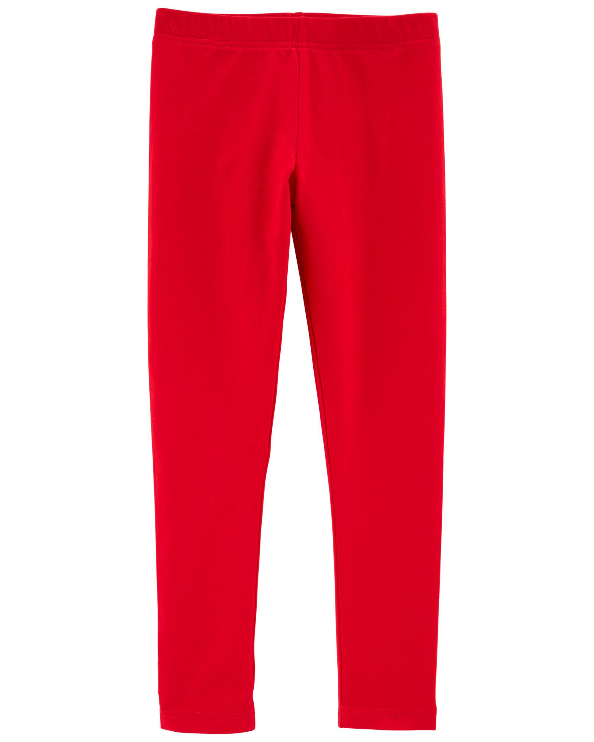 Kids red leggings hotsell