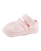 Baby Crochet Mary Jane Booties, image 2 of 3 slides