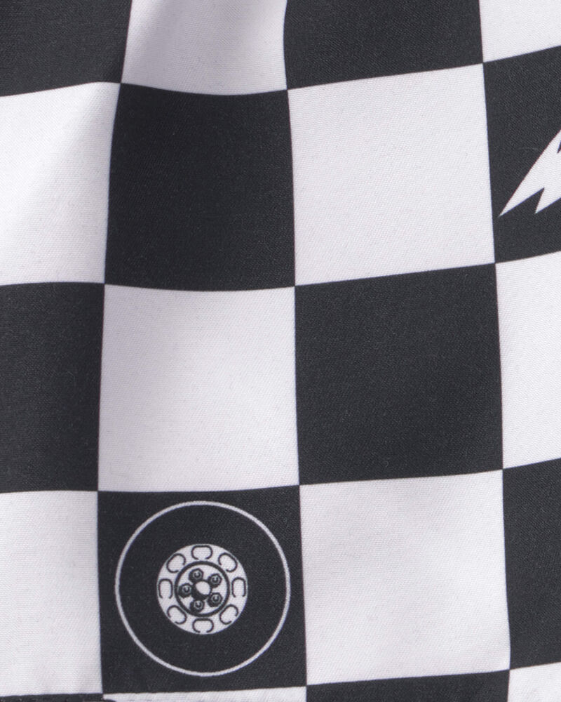 Toddler Boy &copy;Disney/Pixar Cars Swim Trunks - Black/White, image 3 of 3 slides