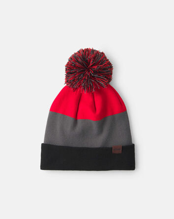 Gar&ccedil;ons - Tuque &agrave; pompon Level Kombi - Noir, 