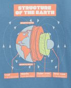 Kid Earth Diagram Blend Long-Sleeve Tee - Blue, image 2 of 3 slides