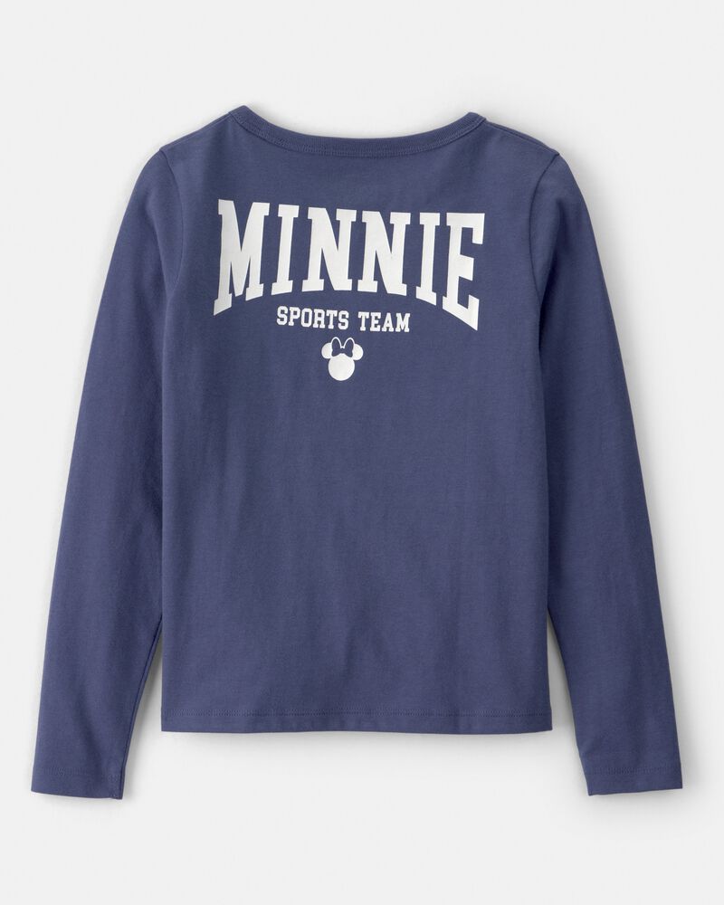 Girls Disney&copy; Minnie Mouse Long-Sleeve Top - Navy, image 2 of 5 slides