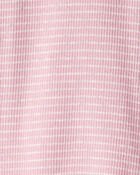 Baby Organic Cotton Sleep & Play in Pink Stripes, image 3 of 5 slides