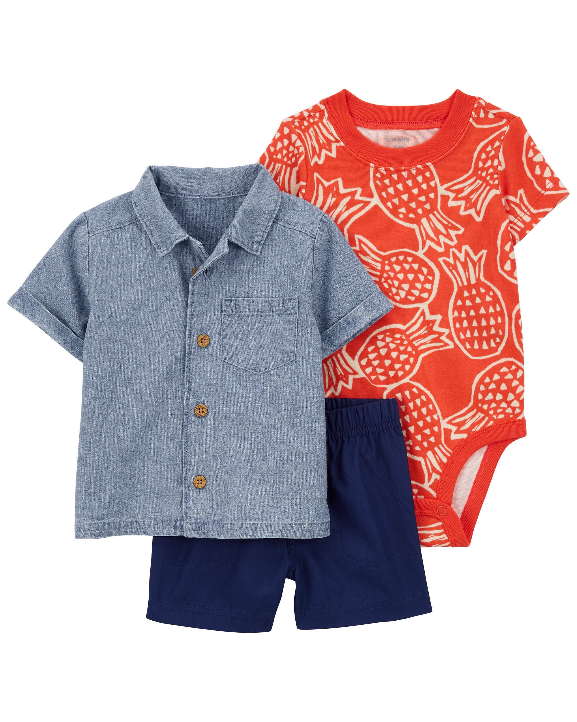 Pineapple baby boy sales clothes