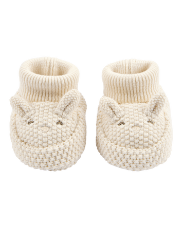 Baby Easter Bunny Crochet Booties , 