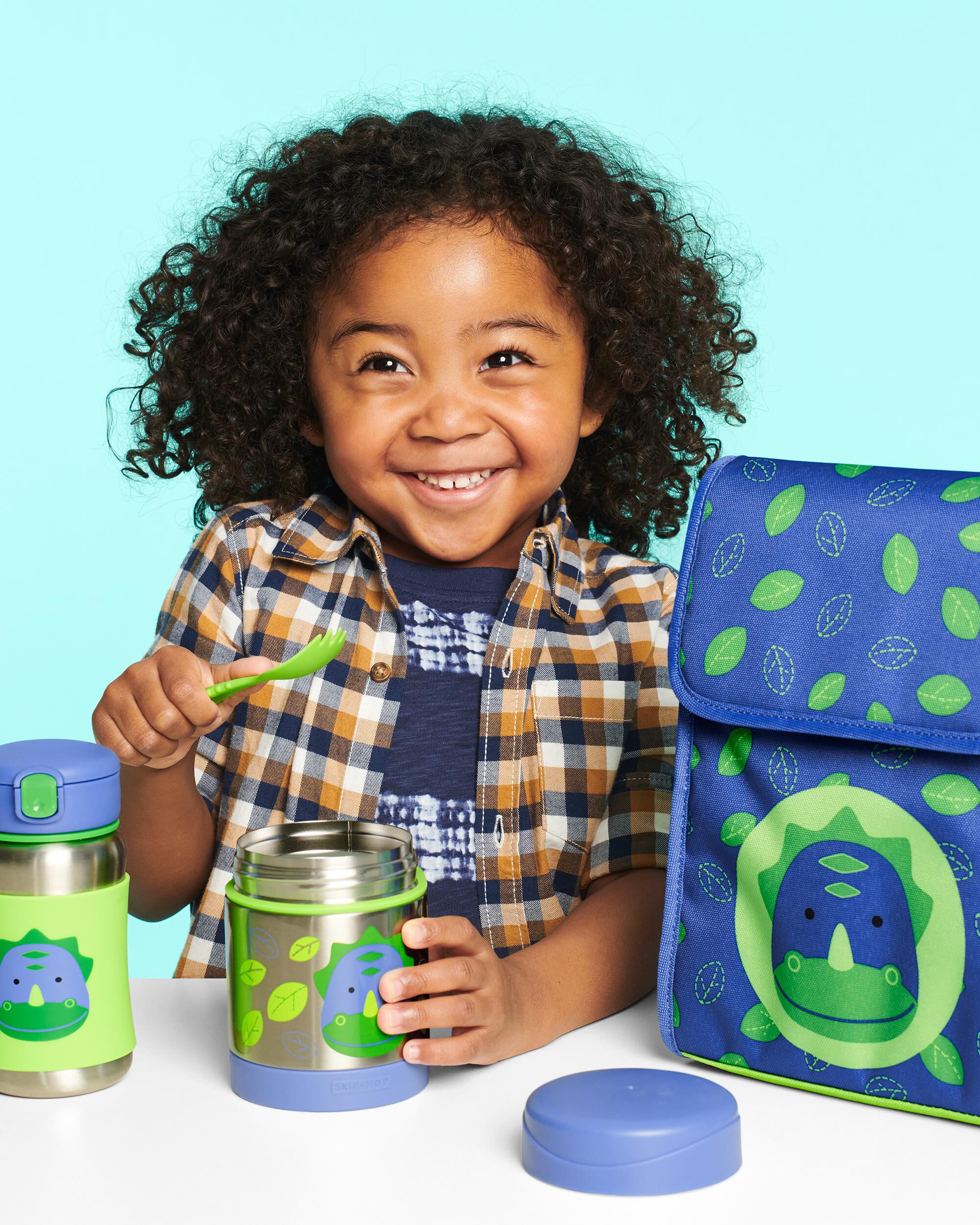 Skip hop top dinosaur bag