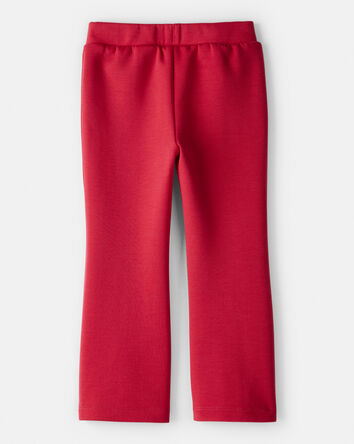 Toddler Girl Pull-On Flare Pants - Red, 