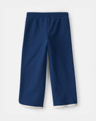 Toddler Girl French Terry Wide-Leg Pants - Blue, image 2 of 5 slides