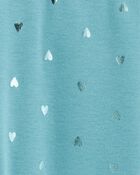 Baby Shiny Heart Cozy Fleece Leggings, image 4 of 5 slides