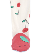 Toddler 1-Piece Cherry Print 100% Snug Fit Cotton Footie Pyjamas, image 2 of 5 slides