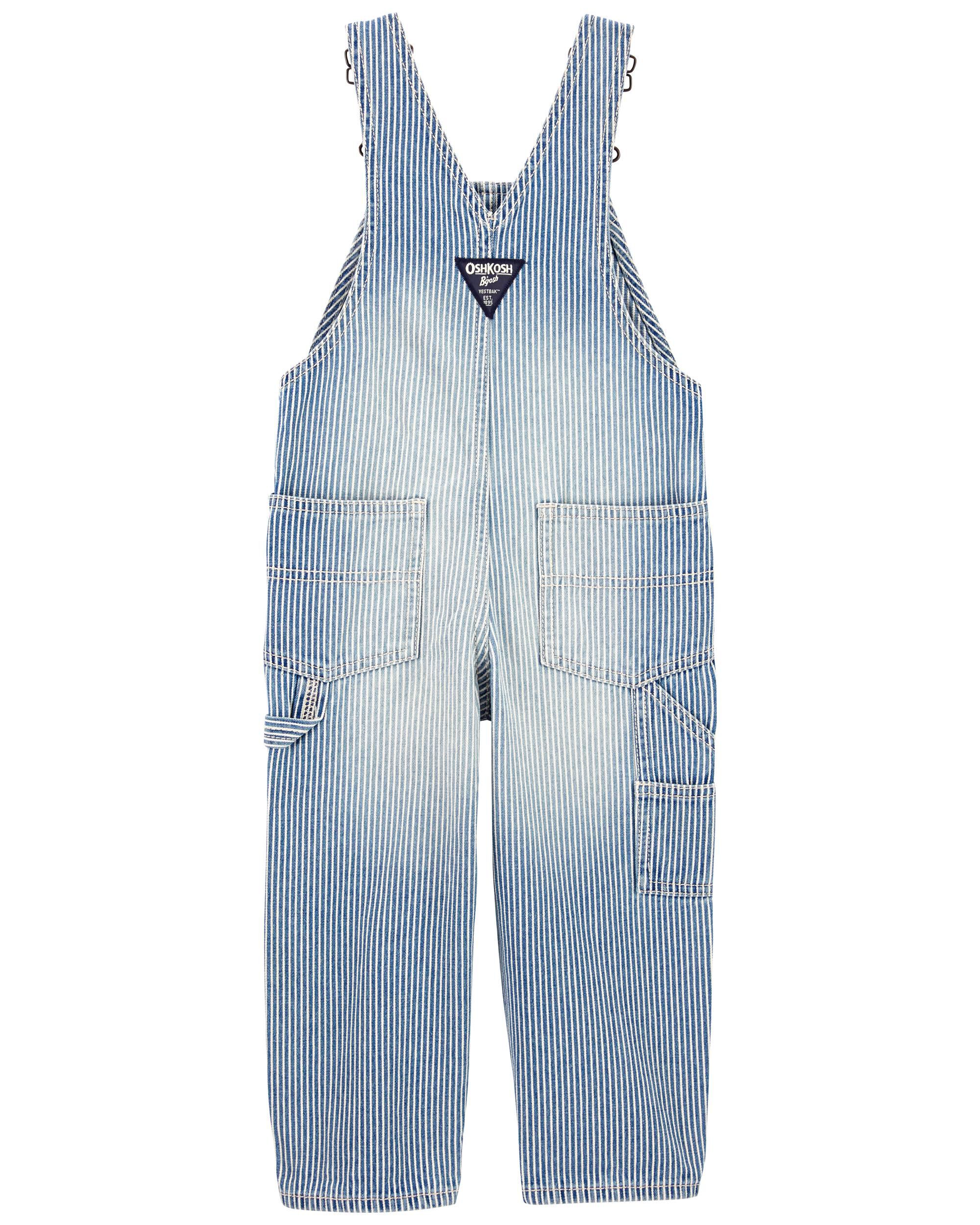 Overalls in Hickory Stripe