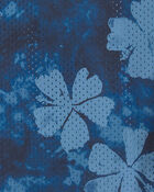 Boys Floral Mesh Muscle Tank - Blue, image 2 of 3 slides