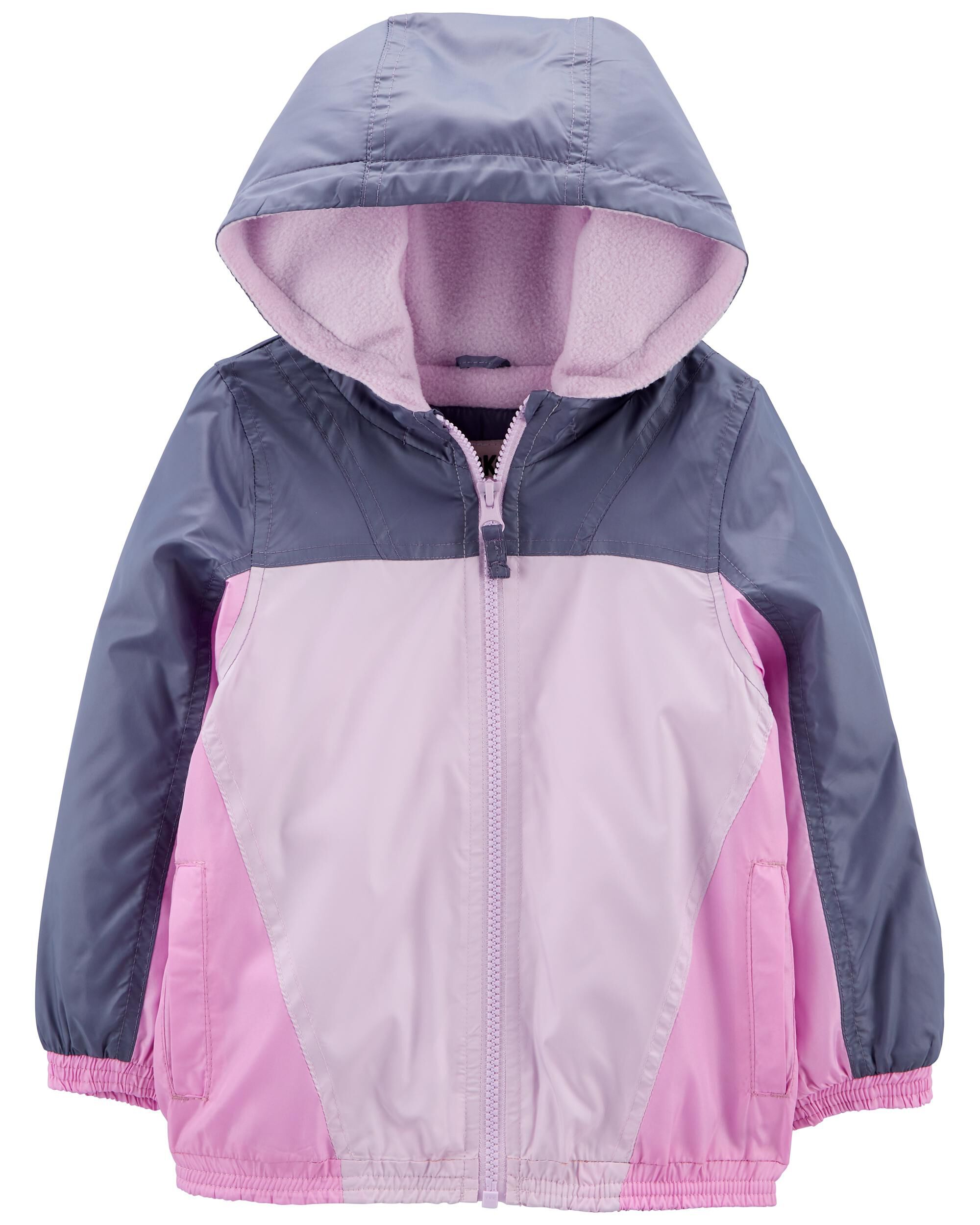 Purple Colourblock Fleece Lined Jacket Carter s Oshkosh Canada