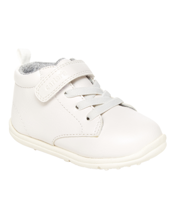 Baby Boy Every Step&reg; First Walker High Top Sneaker - White, 