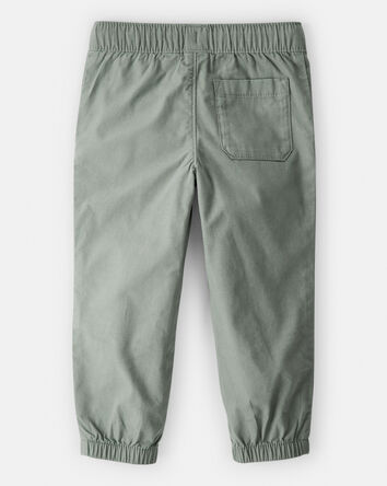 Tout-petit garçon - Pantalon mode à enfiler en coton - Vert, 