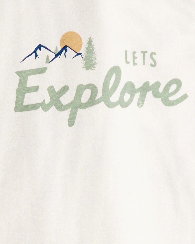 Kid Organic Cotton Let's Explore Long-Sleeve Tee, image 4 of 5 slides