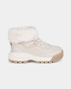 Toddler Girl Faux Fur High-Top Boots - Tan, image 2 of 6 slides