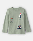 Toddler Boy Golf Long-Sleeve Graphic Tee - Green, image 1 of 3 slides